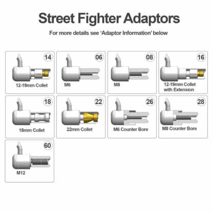 Oberon streetfighter adapters