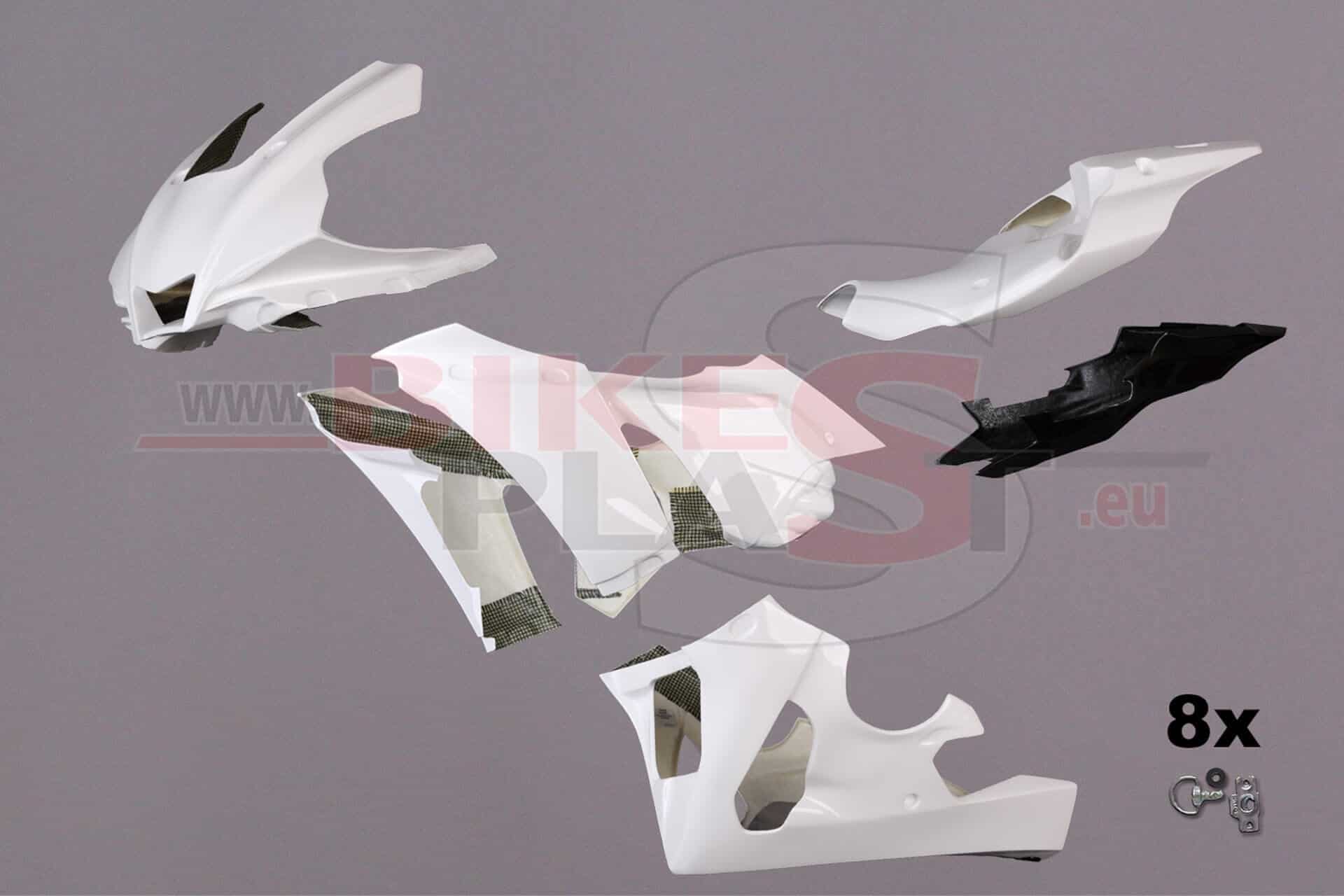 kuipset Yamaha YZF-R1 2020- race 1 Bikesplast fairing kit Yamaha YZF-R1 2020-