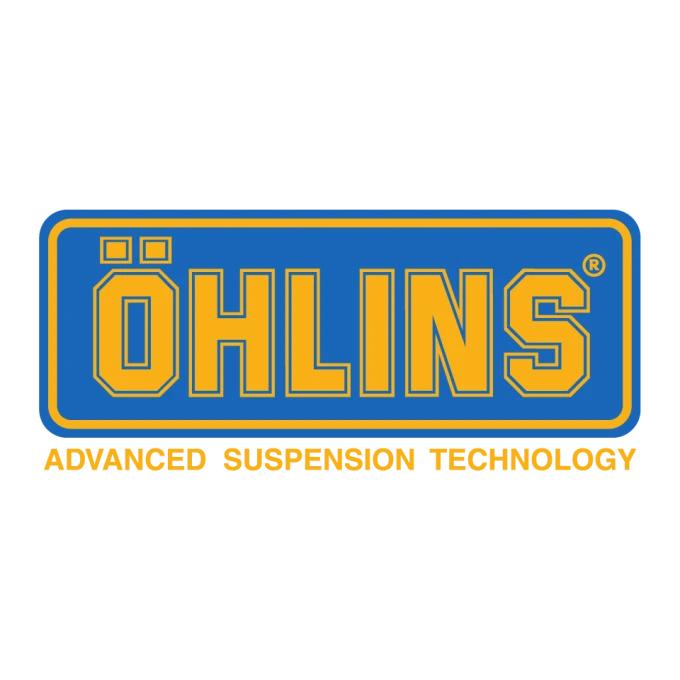 Öhlins schokdempers en motorvering logo